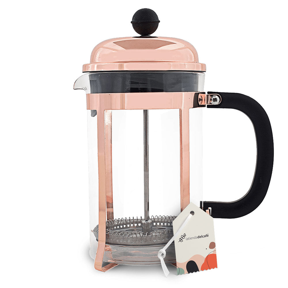 Rose Gold French Press - The VinePair Store